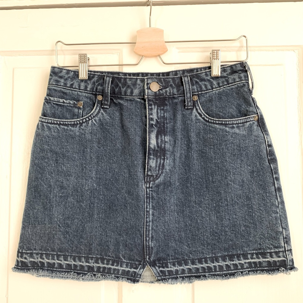 Free People Jean Skirt